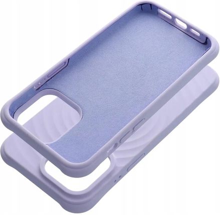 Partner Silicone Zephyr Mag Cover Kompatybilny Z Magsafe Do Iphone 14 Liliowy - zdjęcie 2
