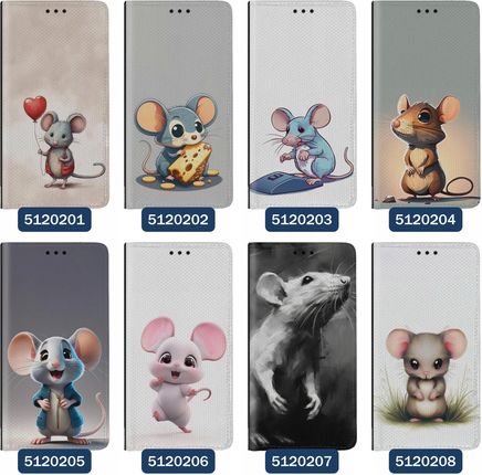 Superetui Etui Z Klapką Do Iphone 13 Mysz Myszka Szczur - zdjęcie 4