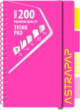 Astra Kołozeszyt Notes B5 100 Kartek Kratka Pp Astrapap Neon Line Zakładki