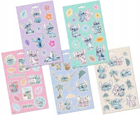 Kids Euroswan Naklejki Zestaw Naklejek Nalepki Stich Lilo I Stitch - zdjęcie 2