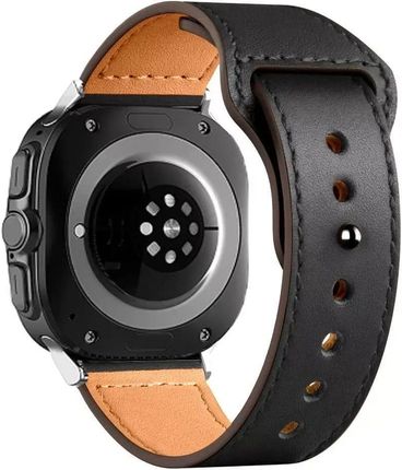 Tech-Protect Leatherfit Samsung Galaxy Watch Ultra (47Mm) Black