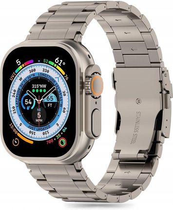 Tech-Protect Pasek Stainless Pro Do Apple Watch 4/5/6/7/8/9/Se/Ultra (42/44/45/49Mm) Tytanowy