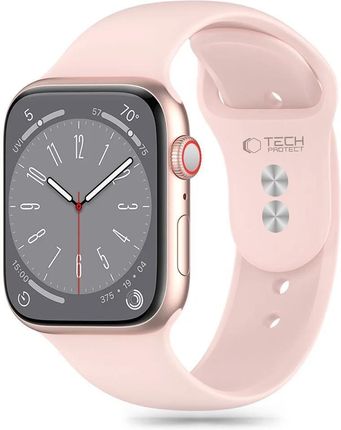 Tech-Protect Silicone Apple Watch 4 / 5 6 7 8 9 Se Ultra 1 2 (42 44 45 49 Mm) Light Pink