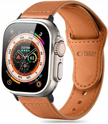 Tech-Protect Naturalfit Apple Watch 4 / 5 6 7 8 9 Se Ultra 1 2 (42 44 45 49 Mm) Brown