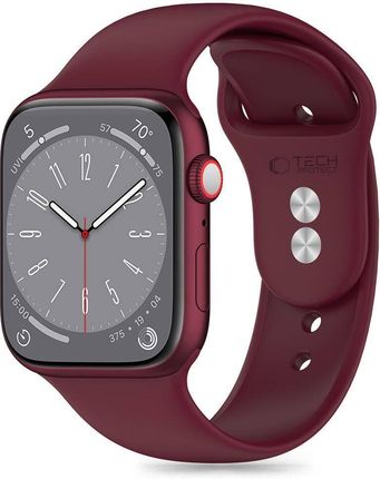 Tech-Protect Silicone Apple Watch 4 / 5 6 7 8 9 Se Ultra 1 2 (42 44 45 49 Mm) Mulberry