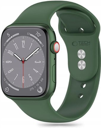 Tech-Protect Silicone Apple Watch 4 / 5 6 7 8 9 Se Ultra 1 2 (42 44 45 49 Mm) Olive