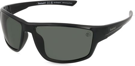 Timberland TB00003 Męskie okulary przeciwsłoneczne, Oprawka: Acetat, czarny