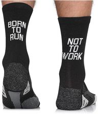 Skarpety biegowe Running Raid Long BORN TO RUN NOT TO WORK termoaktywne, chroniące przed otarciami