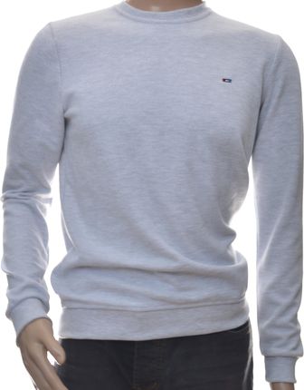 Męska bluza dresowa bez kaptura basic M szara