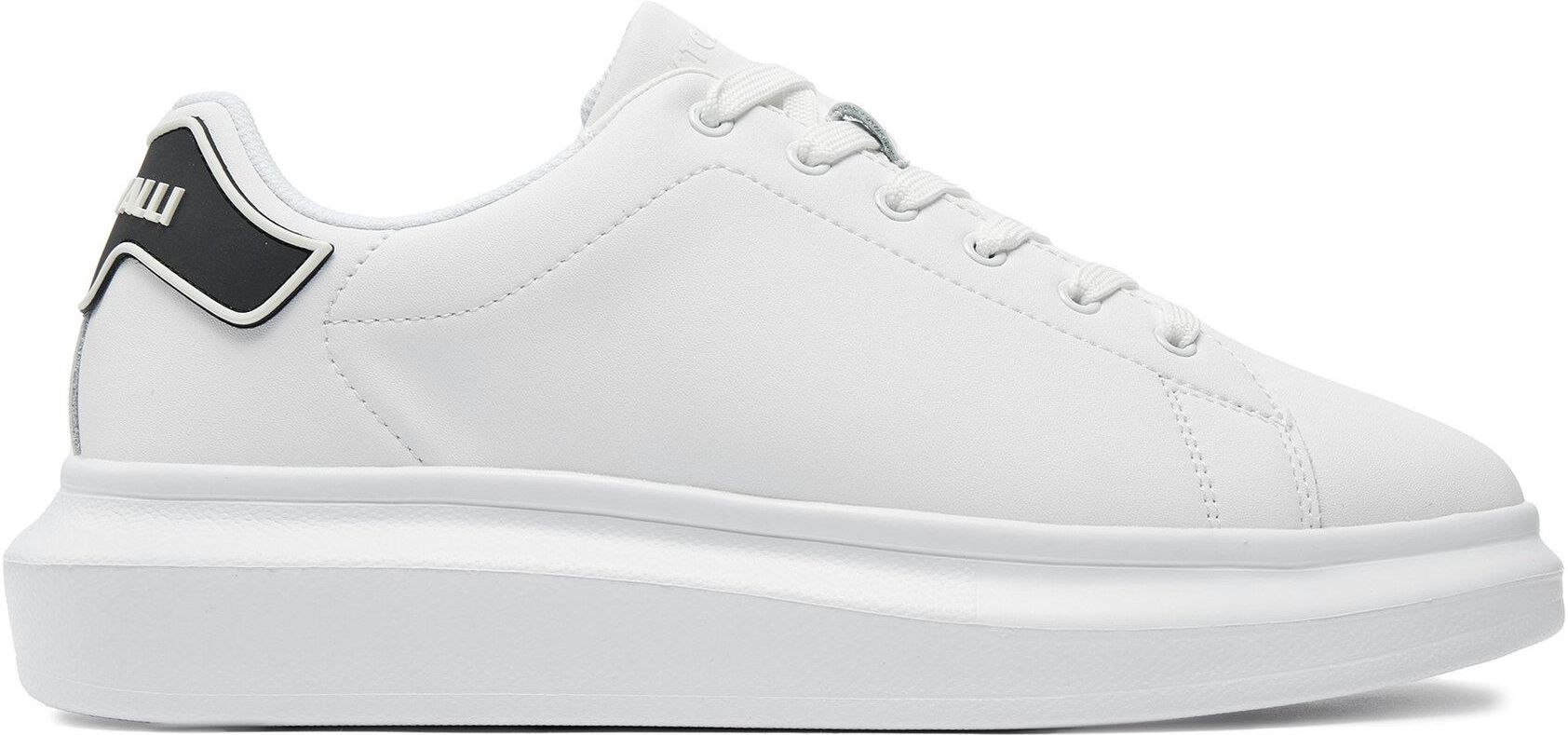 スニーカー JUST CAVALLI Woman Sneakers White 78RA3ST3ZPB00 003 JUST CAVALLI BUTY DAMSKIE FONDO RARI DIS. T02 BIAŁE 78RA3ST2