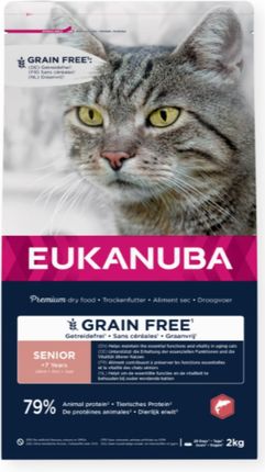 Eukanuba Senior dla starszych kotów 4x2kg