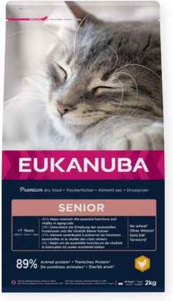 Eukanuba Senior dla starszych kotów 8x2g