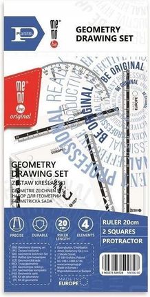 Pratel Zestaw Kreślarski Memobe By Z Linijką 20Cm