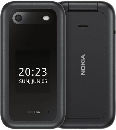 Nokia 2660 4G Flip Dual Sim Czarna + Stacja Ładująca