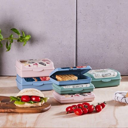 Stock Bureau - KEEEPER Boîte à goûter luca, Click-Box micro, nordic-blue