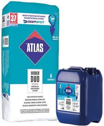 Atlas Woder Duo Hydroizolacja Dwuskładnikowa Elastyczna 32Kg A+B