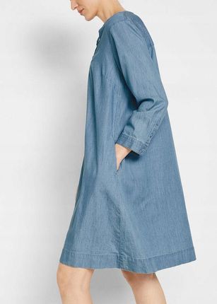 john baner denim dress Vintage JOHN BANER Women Denim/Jeans Blue Dress Robe Sleeveless Size US 8/UK 12