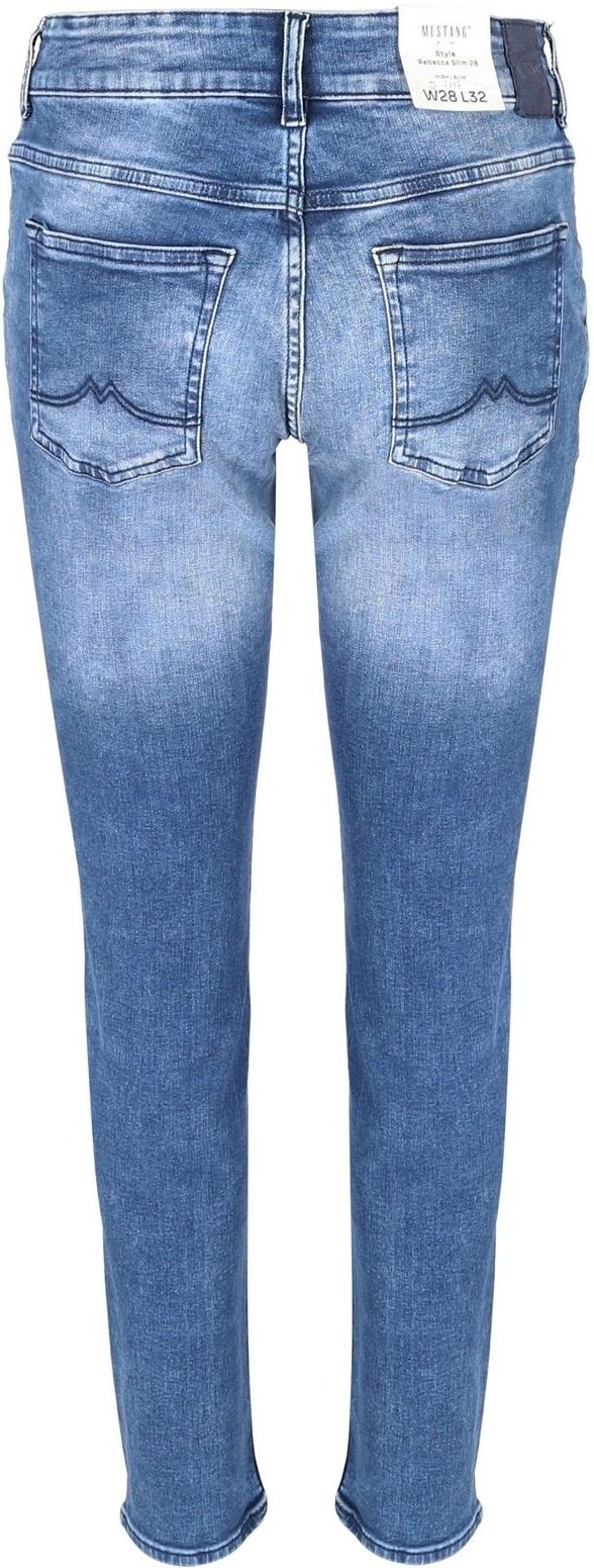MUSTANG Dames Style Rebecca Slim Jeans, middenblauw 302, 30W