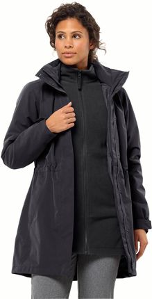 Kurtka Damska Zimowa Jack Wolfskin Ottawa Coat 3 W 1 Wodoodporna Bluesign