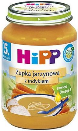 Hipp Zupka Jarzynowa Z Indykiem Bio Po 5 Miesiącu 190G