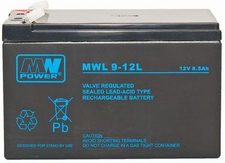 SSB MW Power akumulator 12V/9Ah 6-letnie (MWL 9-12L)