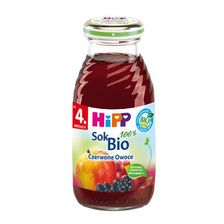 Zdjęcie Hipp Sok Z Jabłek I Czerwonych Owoców Po 4 Miesiącu 200Ml - Wolbórz
