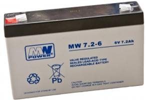 SSB MW Power akumulator 6V/7.2Ah 6-letnie (MW 7.2-6)