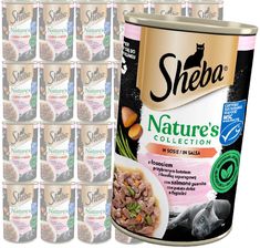 Sheba Nature'S Collection Mokra Karma Dla Kotów Z Łososiem Batatem I Fasolką Szparagową W Sosie 24X400G