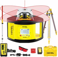 Nivel System Niwelator Rotacyjny NL500R Czujnik RD700 + Statyw SJJ32 + Łata LS-24