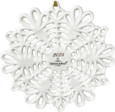 Ozdoba bożonarodzeniowa płatek śniegu 10 cm Villeroy&amp;Boch Christmas Classic 1486754347