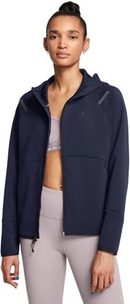 Damska bluza treningowa rozpinana z kapturem Under Armour Unstoppable Fleece FZ - granatowa