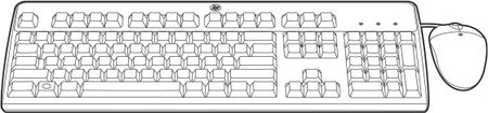 Zestaw klawiatura + mysz HP BFR with PVC Free Italian (631362-B21)