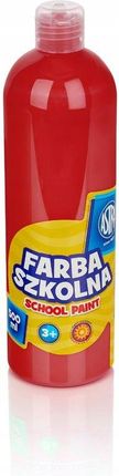 Szkolna Farba Plakatowa W Butelce 500Ml Czerwona Astra Farby Dla Dzieci