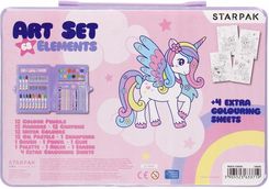 Zdjęcie Starpak Jednorożec Zestaw Artystyczny 68 El Kredki Flamastry Pastele Farby - Mikołów