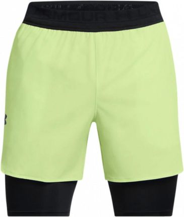 Męskie spodenki treningowe Under Armour UA Vanish Elite 2in1 Short - zielone