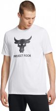 Męska koszulka treningowa Under Armour Project Rock Payoff Graphc Ss - biała - zdjęcie 1