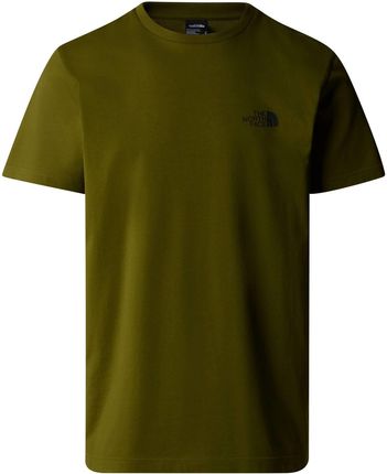 Koszulka męska The North Face S/S SIMPLE DOME zielona NF0A87NGPIB