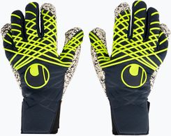 Zdjęcie Rękawice Bramkarskie Uhlsport Prediction Supergrip + Hn Navy/White/Fluo Yellow - Pilzno