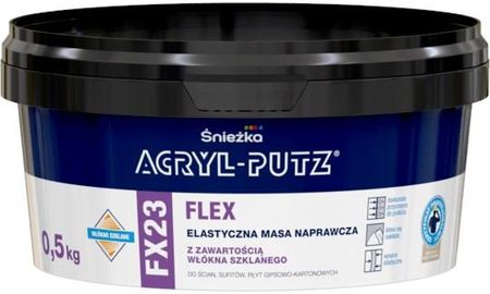 Śnieżka Acryl-Putz Flex Elastyczna Masa Szpachlowa 0,5kg