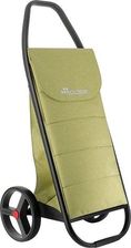 Wózek na zakupy Rolser Com 8 Tweed Polar limonkowy czarna rama