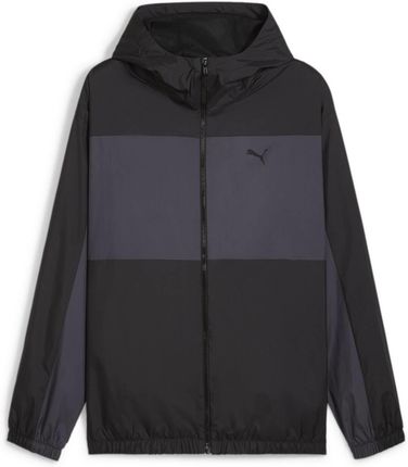 Kurtka z kapturem męska Puma MESH LINED WINDBREAKER czarna 62747301