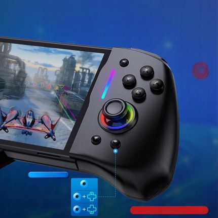 Gamepad FASTSNAIL do Nintendo Switch Grip RGB B0CKYLPQK1P - Ceny i