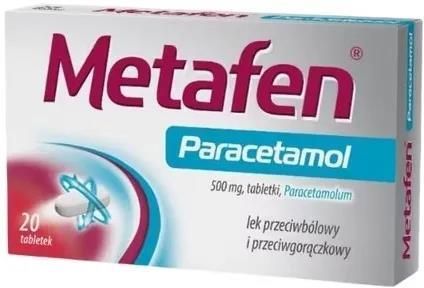 Metafen Paracetamol 20 tabl.