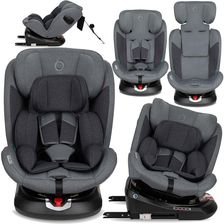 Momi 360° I-Size 0-36Kg Emi Szary Isofix Top Tether