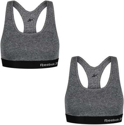 Biustonosz Reebok SportsCrop Top Simone sportowy 2-pack S