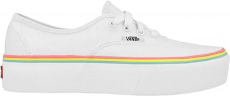 Buty damskie Vans Authentic Plaftor trampki białe na platformie 42