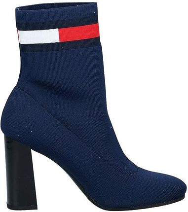 Buty damskie Tommy Jeans Sock Helled Boot botki na obcasie 39