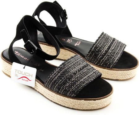 Sandały damskie Tamaris 1-28236-26 espadryle 40