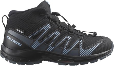 Buty dziecięce Salomon Xa Pro V8 Mid Waterproof Rozmiar butów (UE): 33 / Kolor: czarny/niebieski