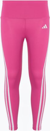 Legginsy dziecięce adidas Essentials Aerorady 3-Stripes High Waisted semi lucid fuchsia/white | WYSYŁKA W 24H | 30 DNI NA ZWROT Wiosna 2024